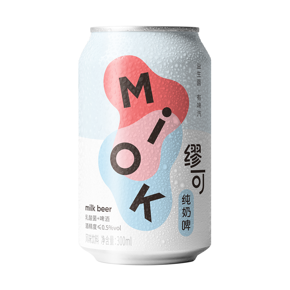 缪可奶啤300ml易拉罐装